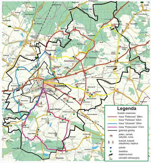 Mapy turystyczne i przewodniki - OLEŚNICA i okolice - trasy.jpg