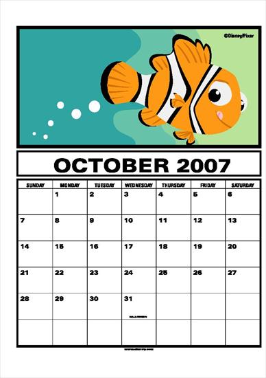 Kalendarz Disney - Disney Calendar 2007-10.jpg