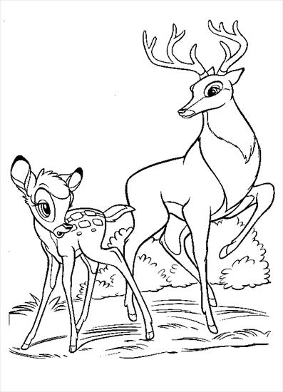 Bambi - Bambi - kolorowanka 8.gif