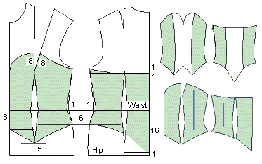 Wykroje - corset6.gif